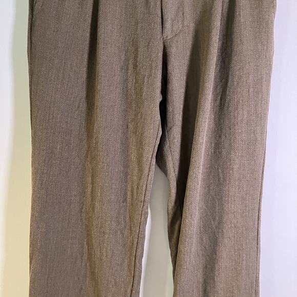 Joseph Abboud Pants Mens 33R Brown Wool American Soft Nordstrom Made USA Dress - Picture 11 of 16